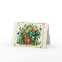 Cartão irlandês de bênção de Patrick, rua