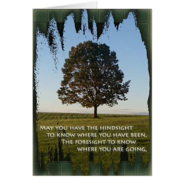 Cartão irlandês engraçado da bênção 2 (Frente)