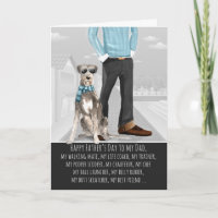 Irlandês Wolfhound do Dia de os pais de Cachorro E
