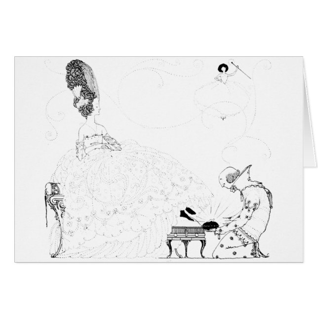 Cartão Irmã adoptiva má de Cinderella (Frente Horizontal)