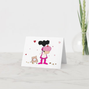 Cartão Irmã Assar Um Bolo