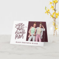 Irmã Melhor Amiga para sempre Foto de aniversário