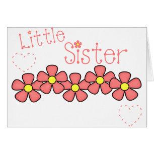 Cartão Irmã Pequena