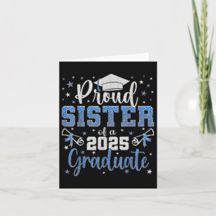 Cartão Irmã Super Orgulhosa De Graduação Do Mais velho 20