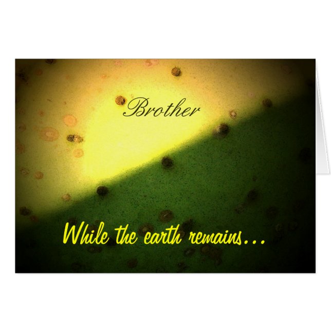 Cartão Irmão (Frente horizontal)