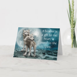 Cartão Irmão, amigo do espírito