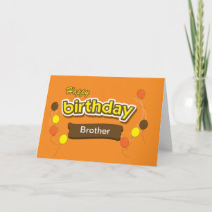 Cartão Irmão Candy Birthday