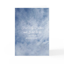 Irmão do Céu Esposa Aniversário de Casamento Perso