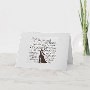 CARTÃO ***IRMÃO E BRIDE*** ADORA VOCÊ NO DIA DO CASAMENTO