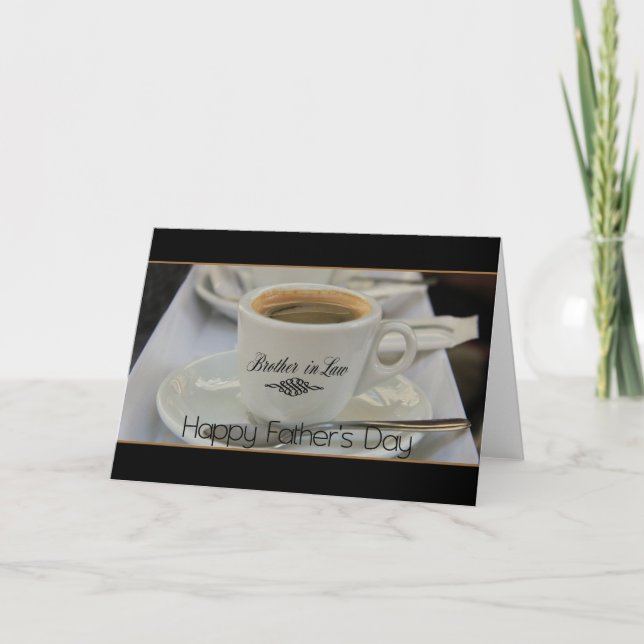 Cartão Irmão em Direito Feliz Dia de os pais (Frente)