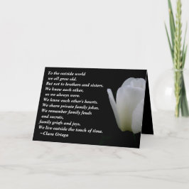 Cartão Irmão / Irmã aniversário