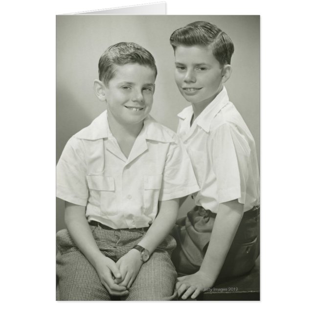 Cartão Irmãos no Studio (Frente)