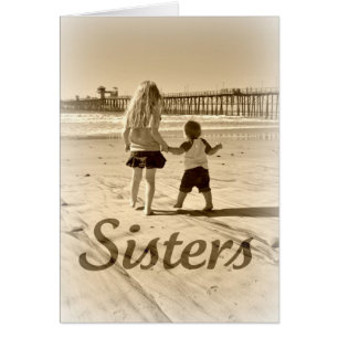 Cartão Irmãs de Crianças