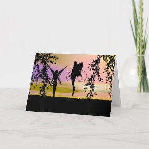 Cartão Irmãs Fadas