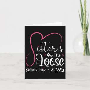 Cartão Irmãs Na Viagem Das Irmãs De Camisas Perdidas Em 2