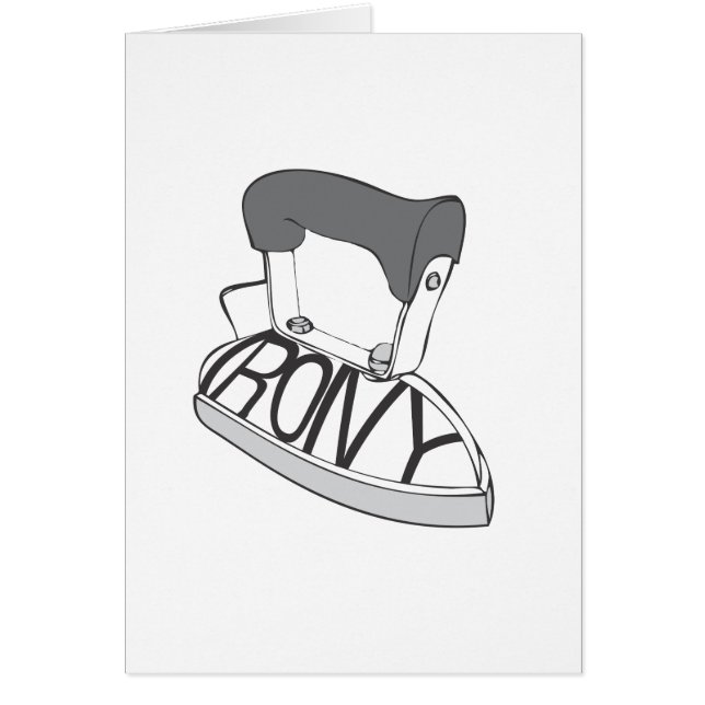 Cartão Ironia (Frente)