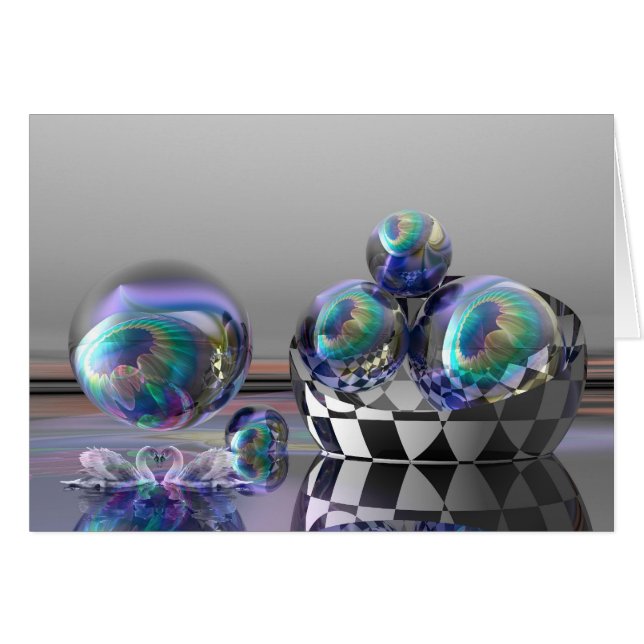 Cartão irrealista "O sonho" (Frente Horizontal)