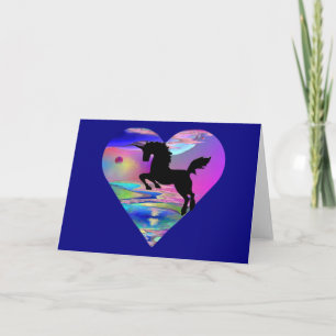 Cartão Irresistible Utherworld Unicorn Art Greeting Card