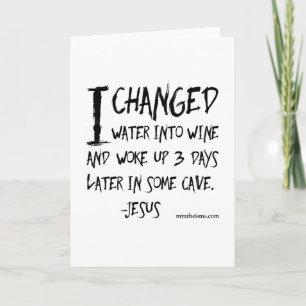 Cartão Irreverent and hilarious atheist sayings