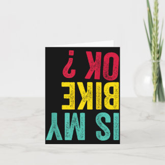 Cartão Is bike funny motocross dirtbike bike rider road