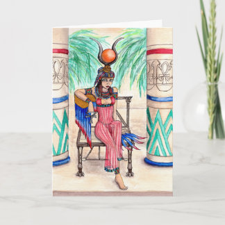 Cartão 'Isis' Blank Greeting Card