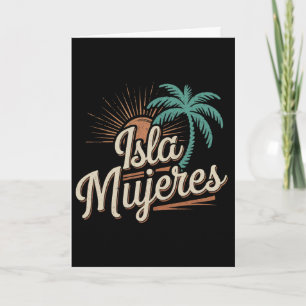 Cartão Isla Mujeres México Lembranças de Férias Família F