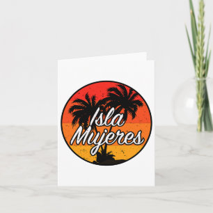 Cartão Isla Mujeres Vacation Viagem Souvenir Gift