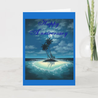 Cartão Island-Romance, Happy Anniversary