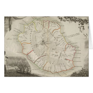 Cartão Isle De La Reunion