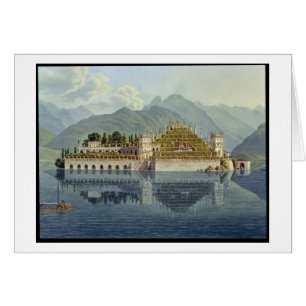 Cartão Isola Bella, lago Maggiore: os jardins terraced,