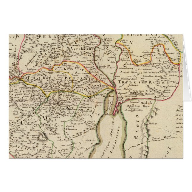 Cartão Israel e Palestina (Frente Horizontal)