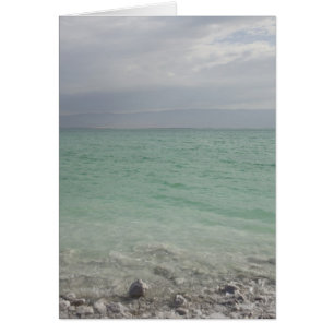 Cartão Israel, mar Morto, paisagem marítima