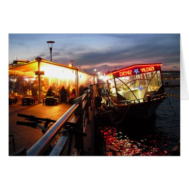 Cartão Istambul Noite (Frente Horizontal)