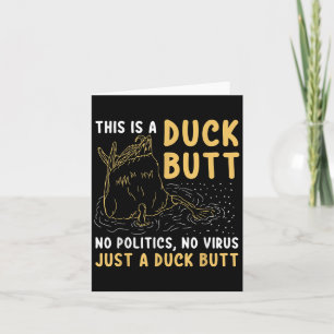 Cartão Isto É Apenas Um Bumbum De Pato Engraçado Homens D
