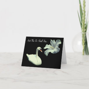 Cartão Isto Também Deve Passar A Flor Do Swan Inspiration