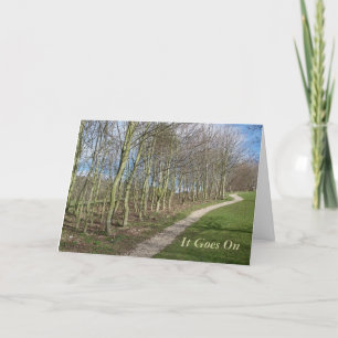 Cartão It Goes On Card