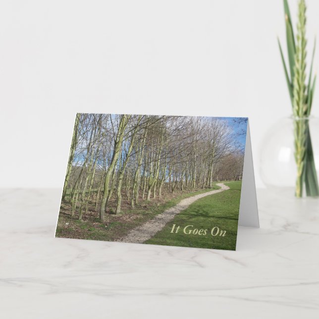 Cartão It Goes On Card (Frente)