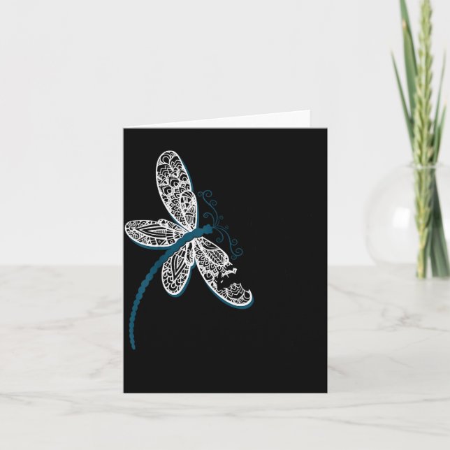 Cartão It Is Well With My Soul Dragonfly Chirtian Quote  (Frente)