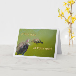 Cartão It Was Love At First Sight /Happy Anniversary