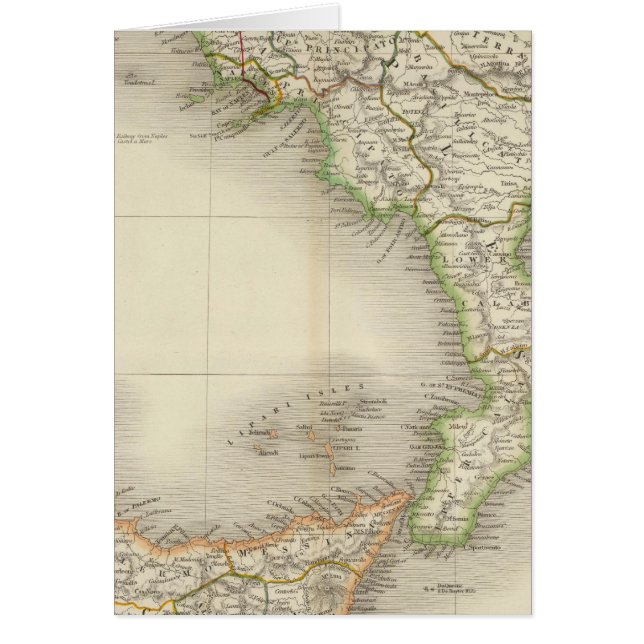 Cartão Itália do Sul (Frente)