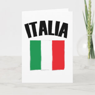 Cartão Italia Flag Itália