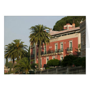 Cartão ITÁLIA, Sicília, TAORMINA: Hotel Schuler