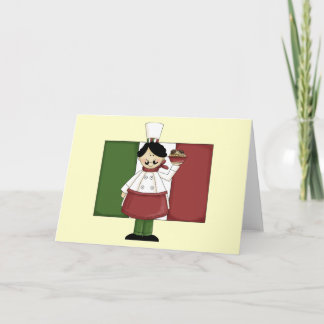Cartão Italian Chef - Customizable