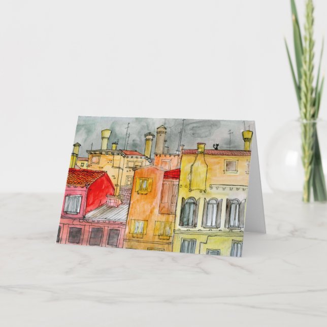 Cartão italian street greeting card (Frente)