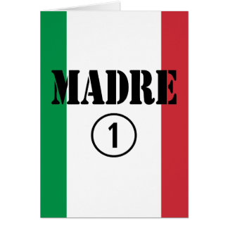 Cartão Italiano - mães & mães faladoras: ONU de Madre