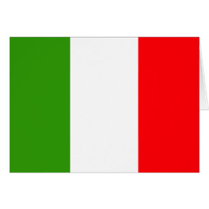 Cartão Italy flag