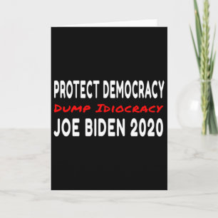 Cartão Itens Engraçados de Joe Biden Contra Donald Trump