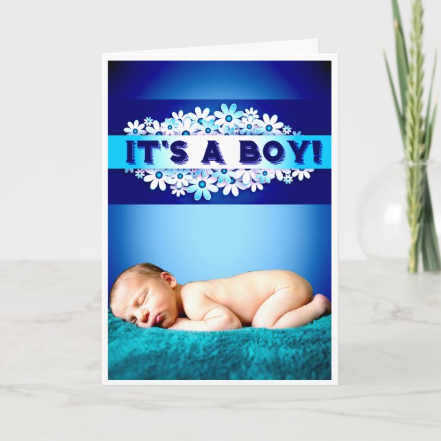 Cartão 'It's a boy!' card (Frente)