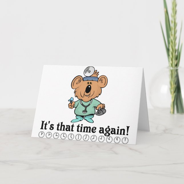 Cartão It's that Time Again  (Frente)