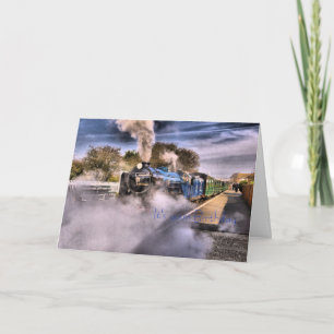 Cartão It's your Birthday, Steam Train Card